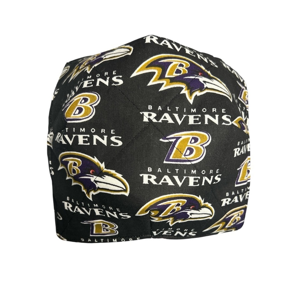 Hand Crafted Bowl Cozy Bowl Holder Microwavable Cotton Baltimore Ravens Black - Picture 2 of 10